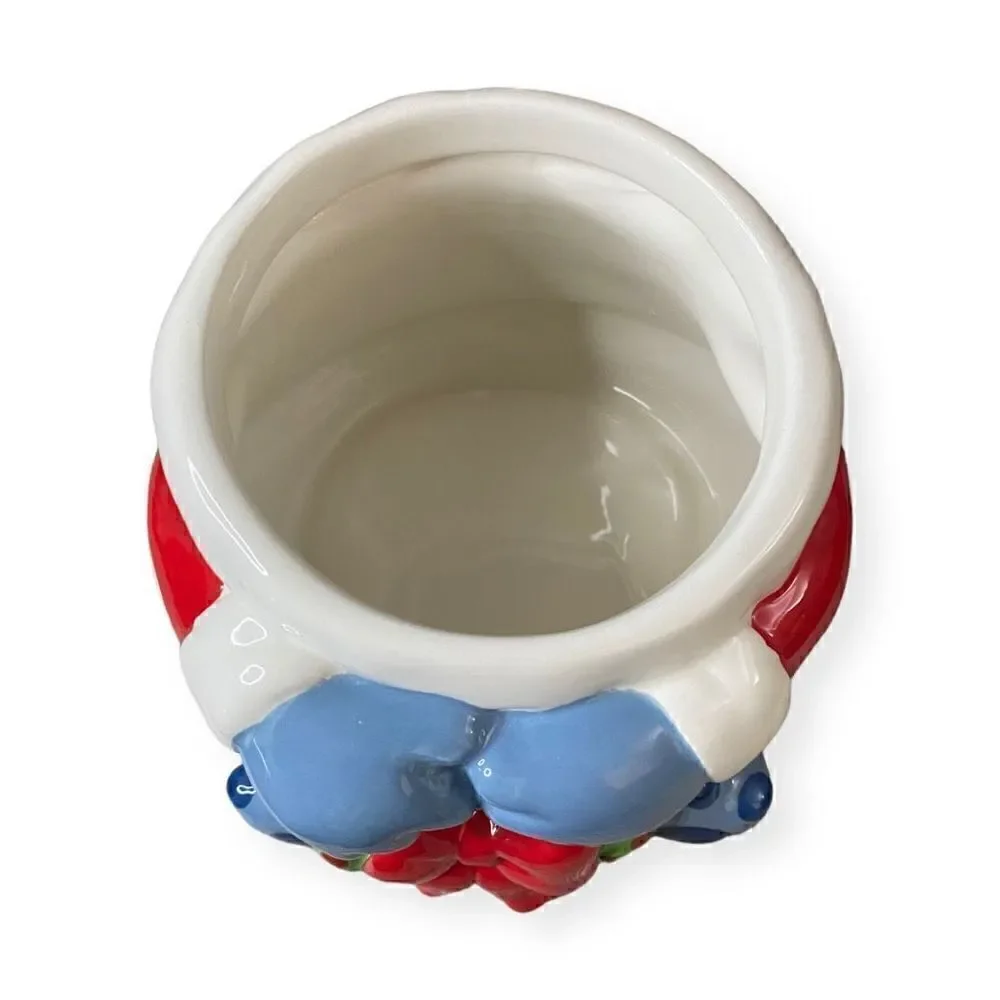 Disney Holiday Stitch Christmas Cookie Jar Stitch from Lilo & Stitch New (c)